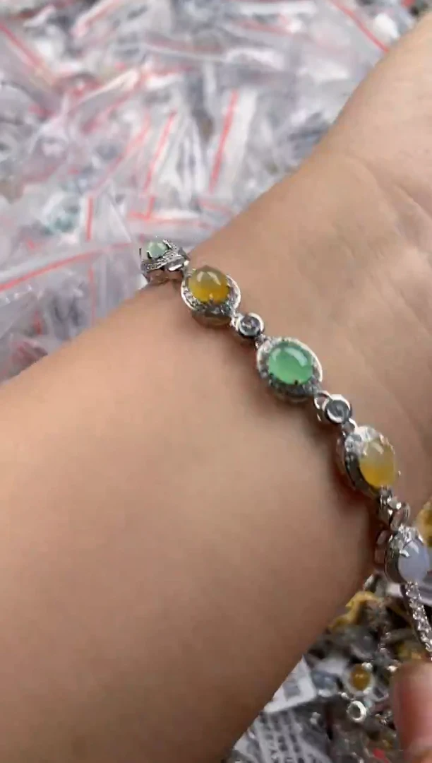 银S925镶嵌戒指翡翠333    4