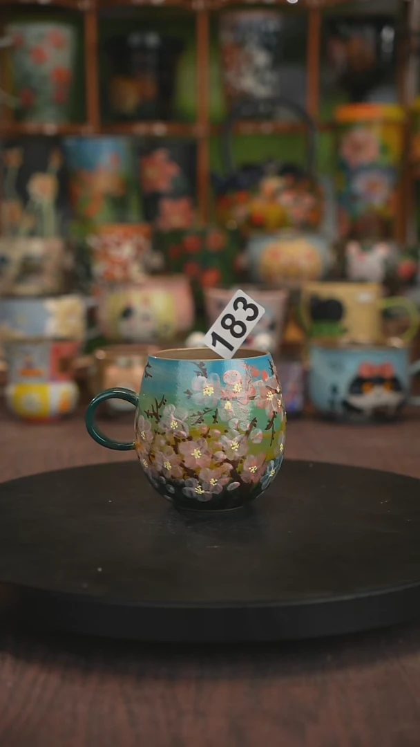 油画手绘釉下彩183