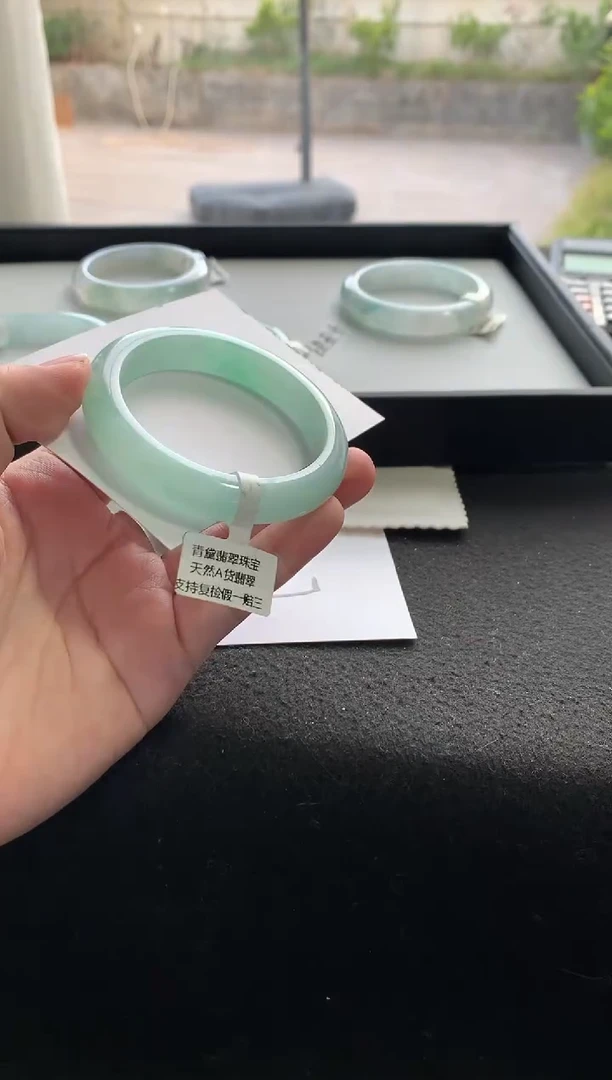 未镶嵌手镯翡翠53正圈Y4341买断