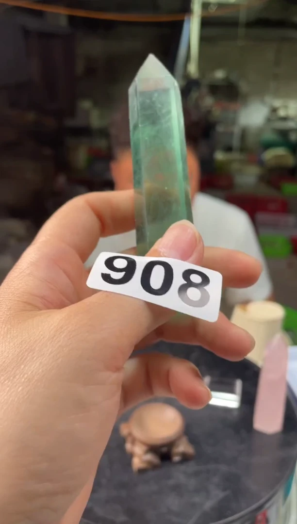 未镶嵌水晶大型摆件（非配饰）萤石柱子908