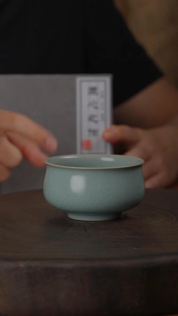仿古矮炉式杯 证书礼盒