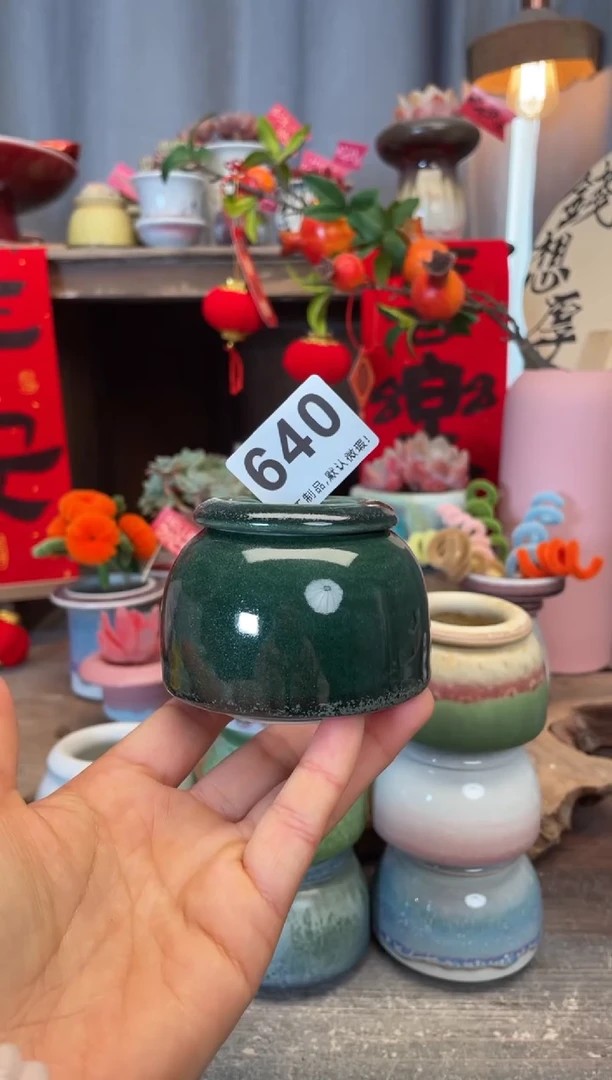 【闪购商品】摆件640知木小芳花盆