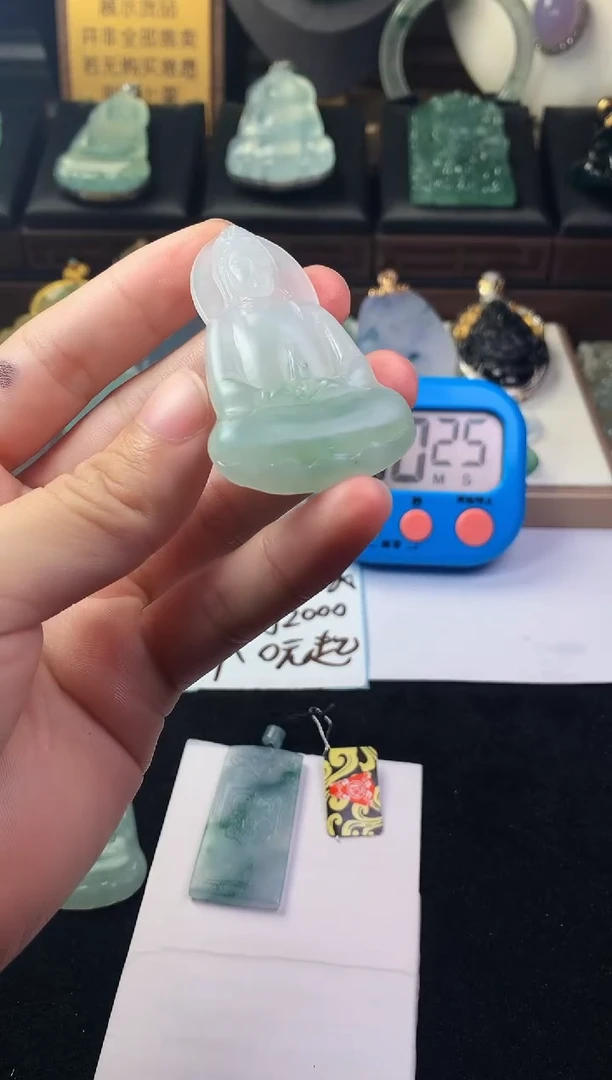 未镶嵌定制翡翠蚂*仔毛货不退不换
