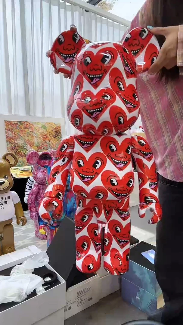 潮流玩具 凯斯哈林六代 双盒 1000%