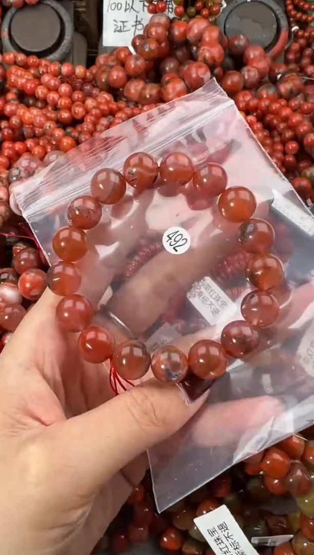 未镶嵌手串南红玛瑙12+