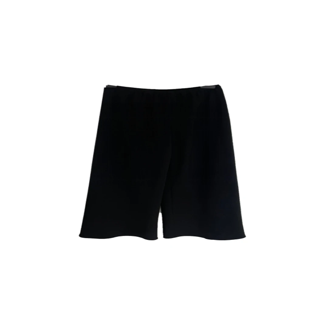 MEI0502  松紧腰无侧缝垂坠感阔腿短裤  16340