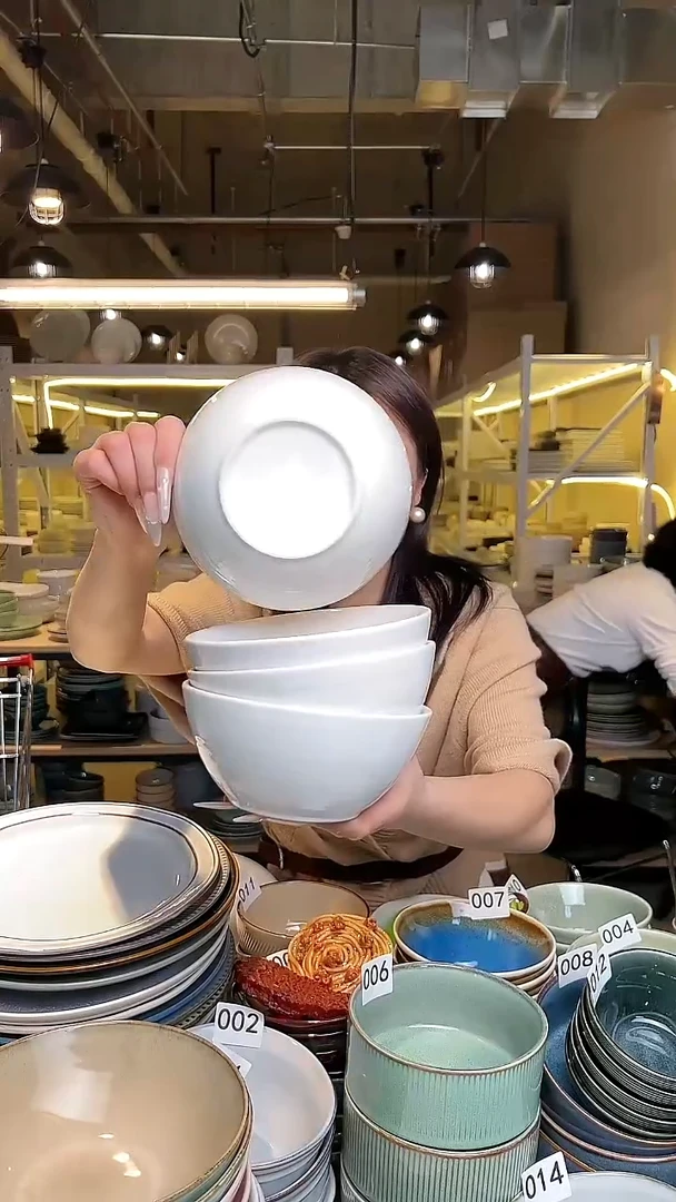 瓷223 外贸尾货高温釉下彩陶瓷餐具默认微瑕