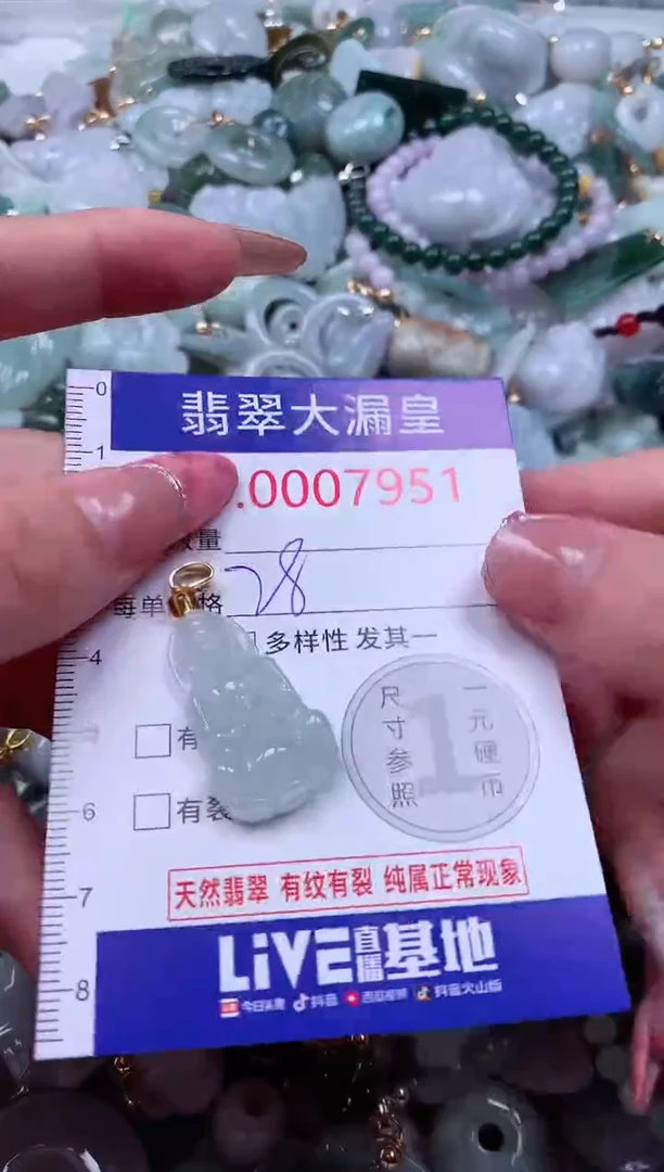 颈饰未镶嵌翡翠7951