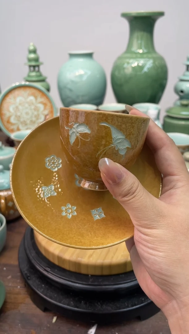 特价福利 微瑕 慧仙青瓷