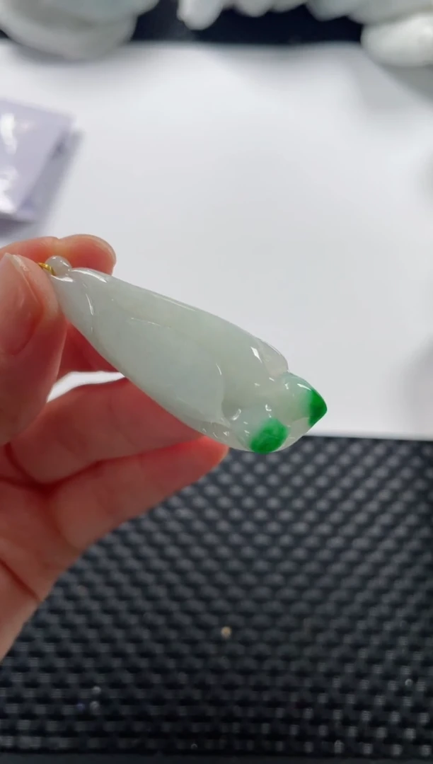 颈饰未镶嵌翡翠 0471 玉兰花