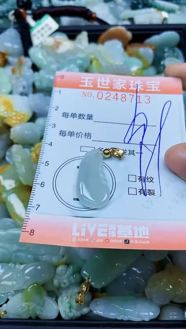 翡翠未镶嵌颈饰闪购0248713