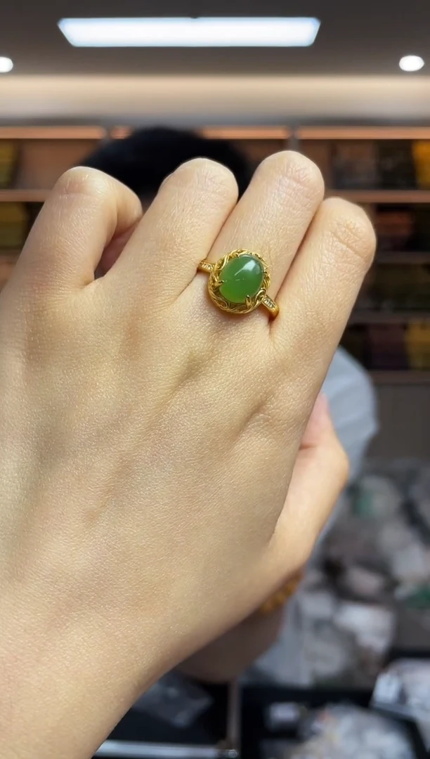 【闪购商品】和田玉·银S925镶嵌多样性发一件