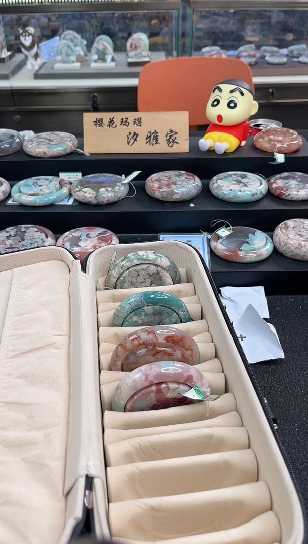 未镶嵌手镯石英质玉尘*丷圈口（赠品镯心）