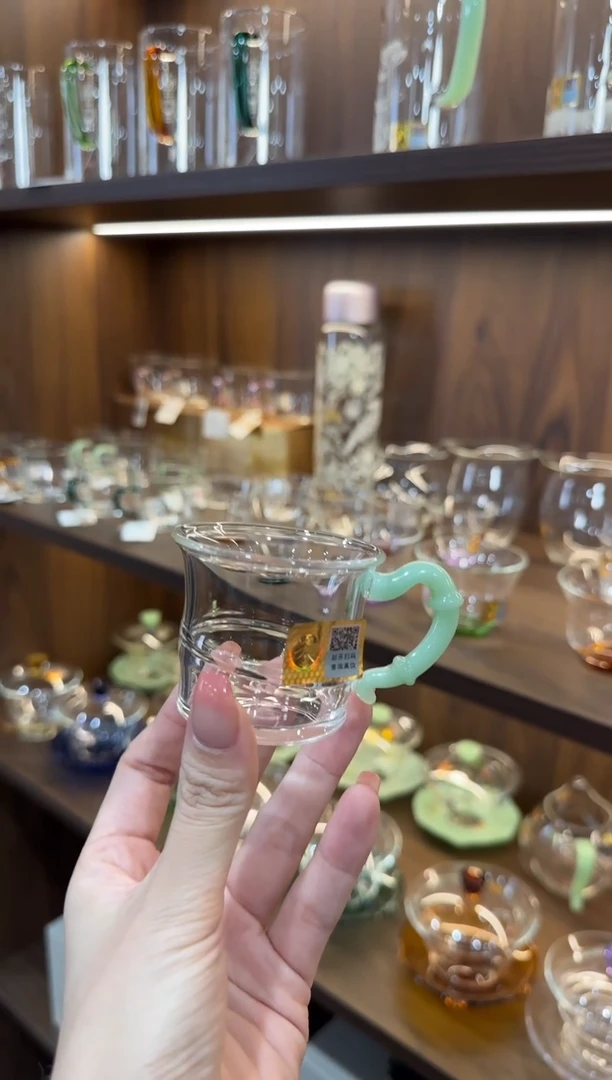 新品 君潋杯浅玉色