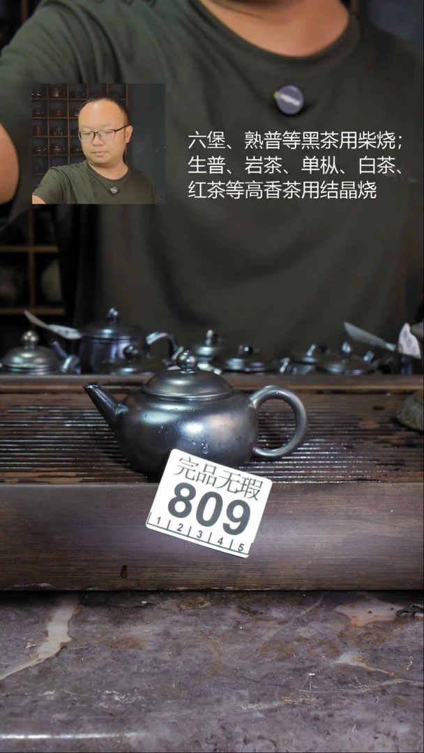 壶四大名陶钦州坭兴陶809