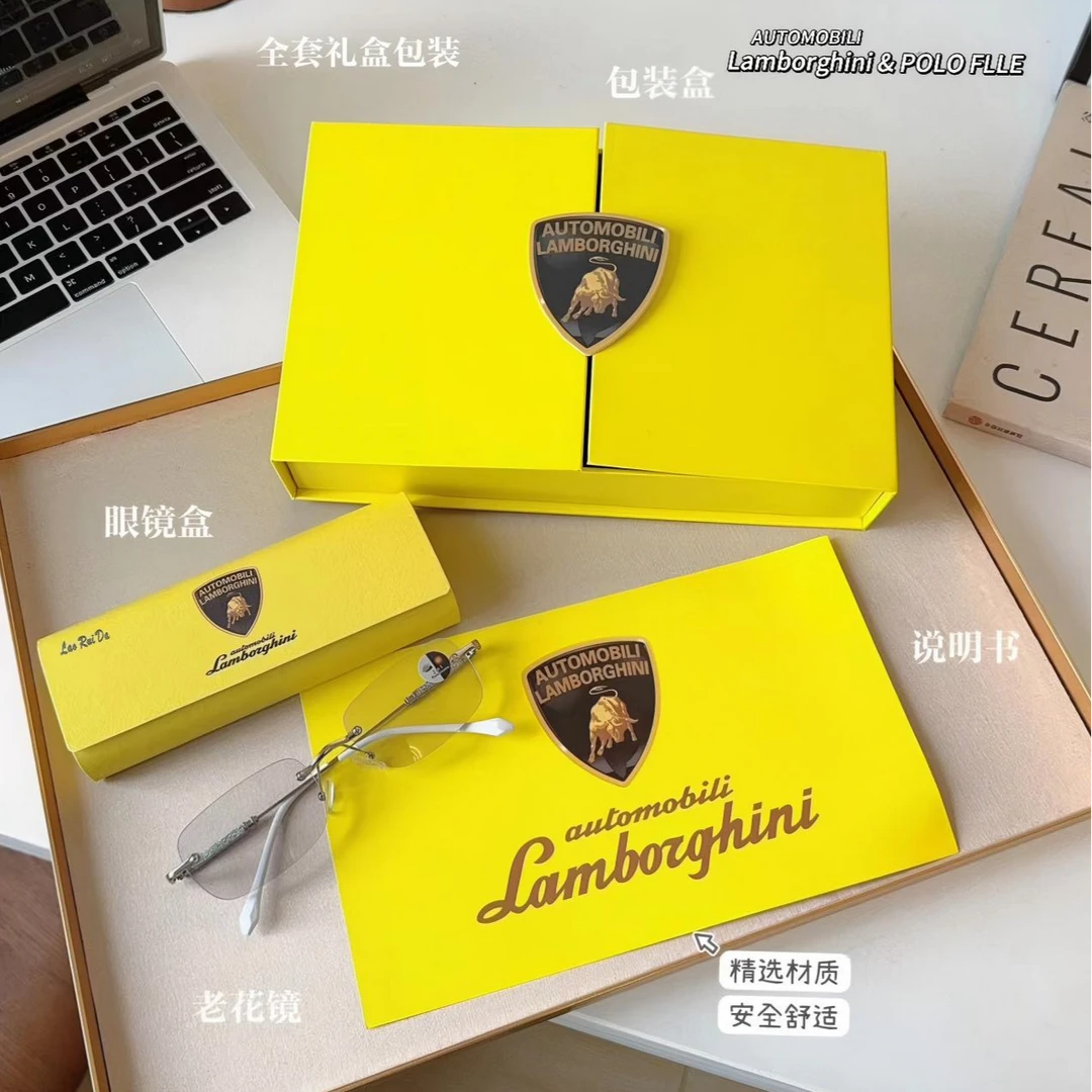 Lamborghini/兰博基尼 百搭变色防蓝光老花镜自动变焦100--300度