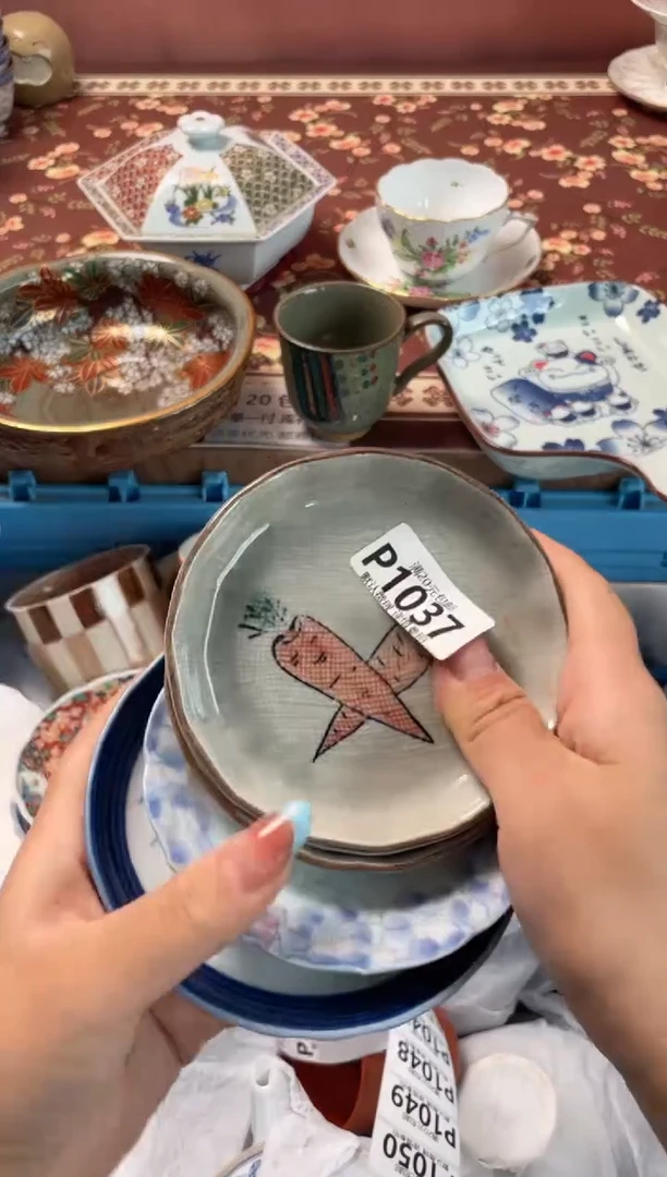 瓷片啦*啦瓷器瓷器P1037