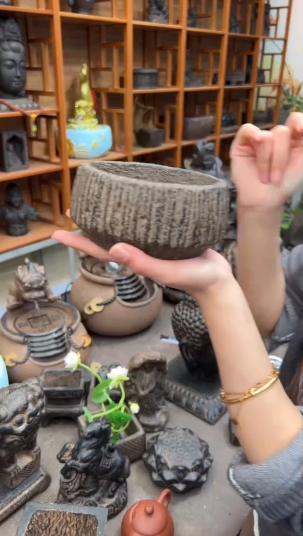 陶土【火山泥】小石钵