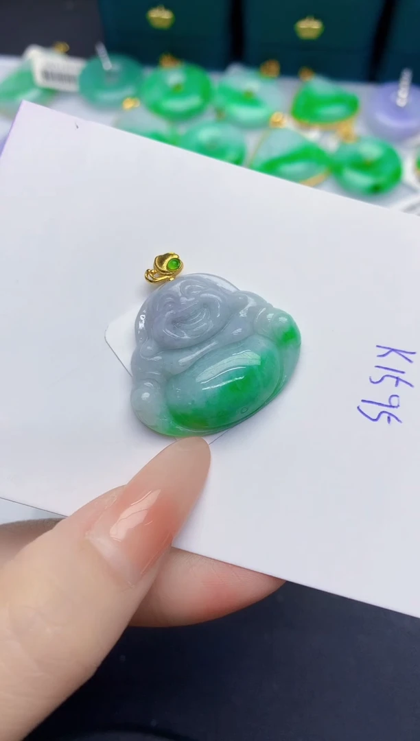 颈饰未镶嵌翡翠缅甸天然翡翠A货