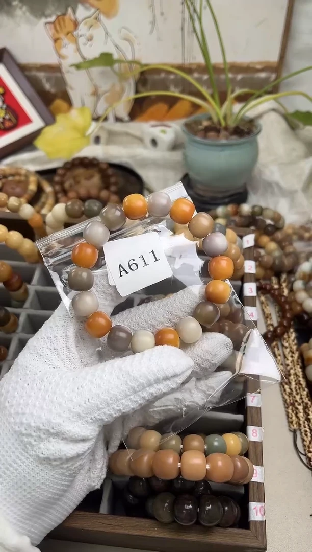 手串菩提根/象牙果蜂***棠a611 卡14 干磨瑕疵