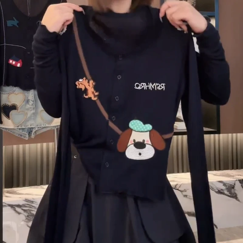 2025秋季新款流光风流行印花T恤开衫正肩LK2506918