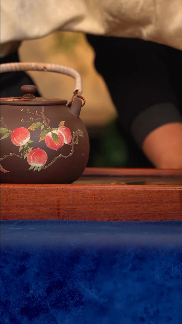 紫砂 宜兴紫砂 FY  煮水壶  九桃