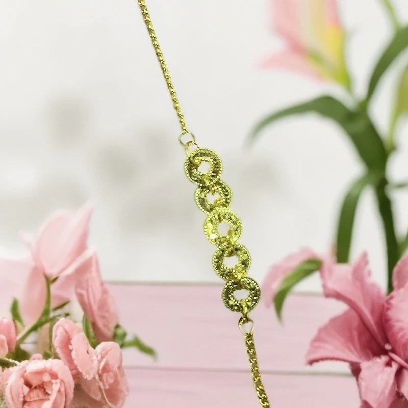 kk高奢--五帝钱碎冰冰手链c71