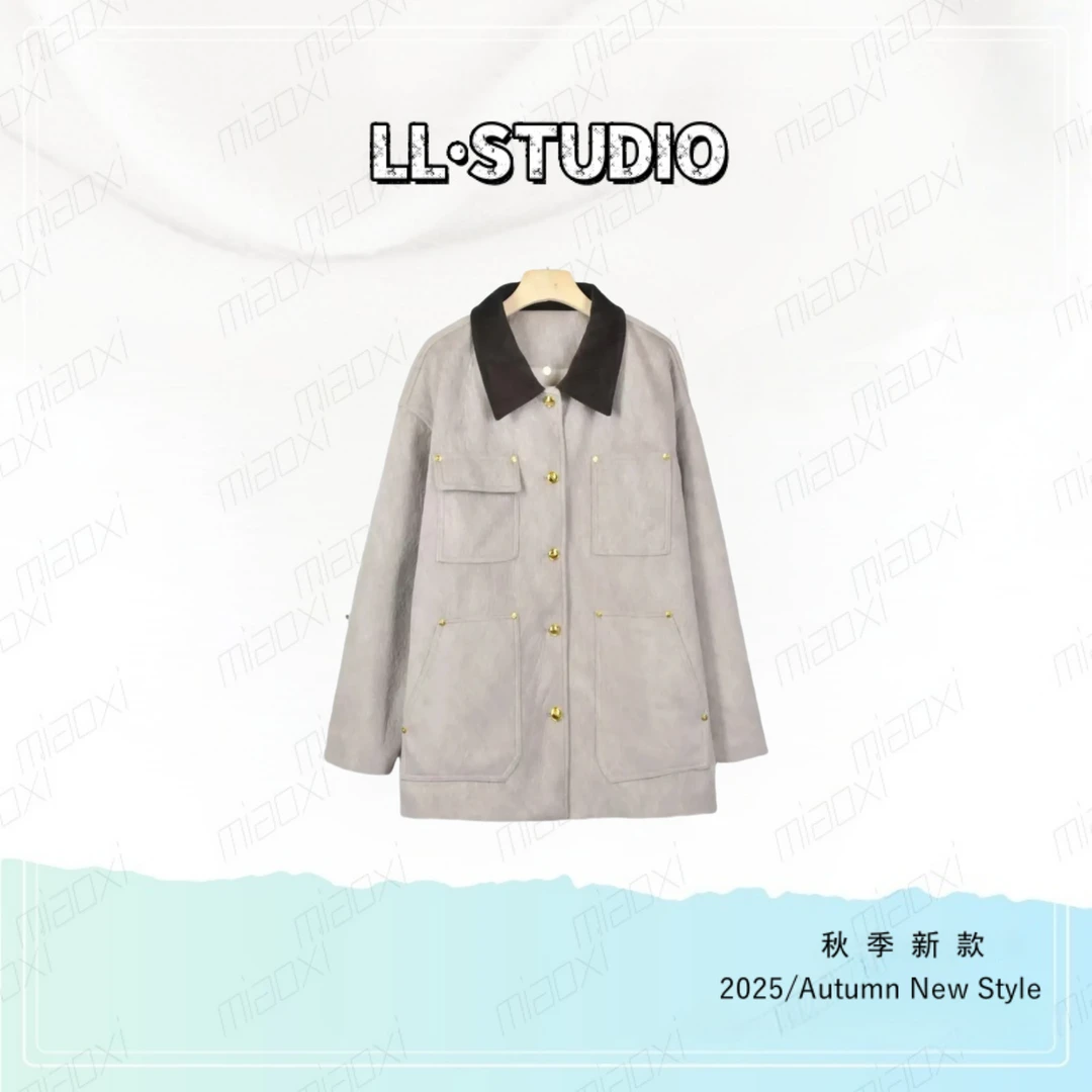 妙兮·LL秋季新款时尚甜美宽松百搭设计款小香风外套*20252656