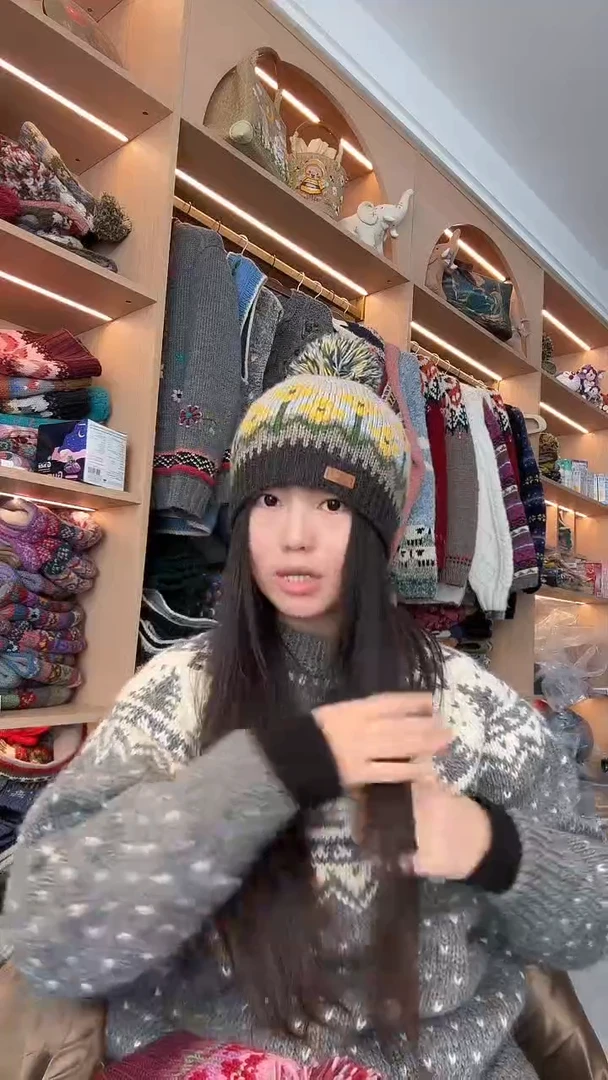 羊毛灰色金桂帽
