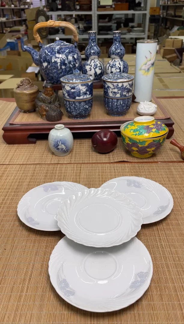 33号4只盘子中古物品谨慎参拍直播链接