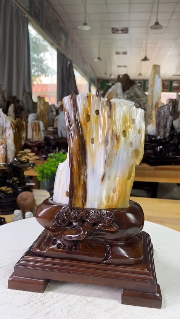 合金珠宝奇石硅化玉480