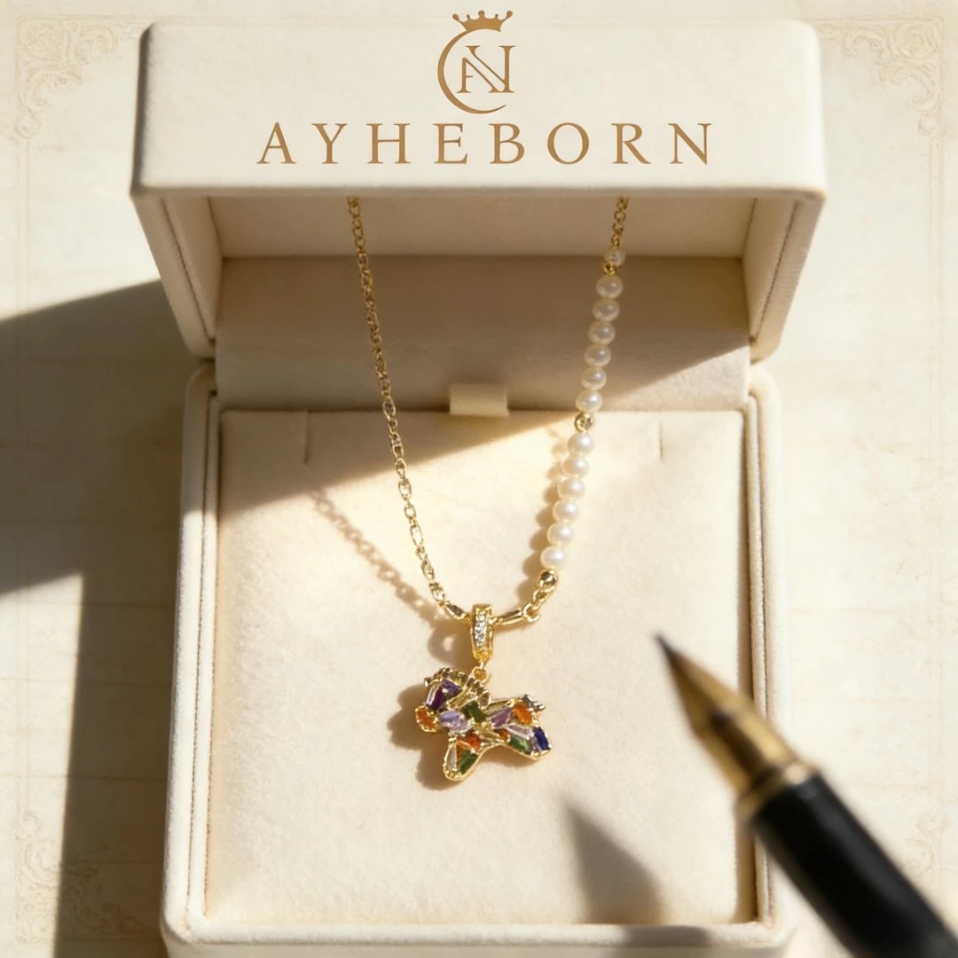 艾赫本AYHEBORN-彩虹小白马项链-LZ760037