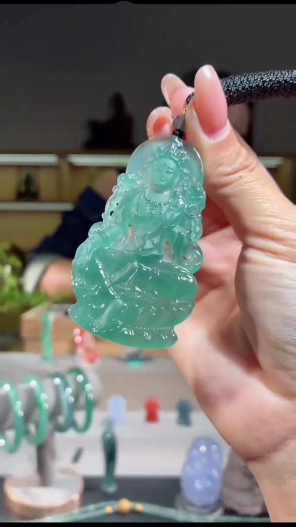 吊坠(不含链)未镶嵌翡翠度母