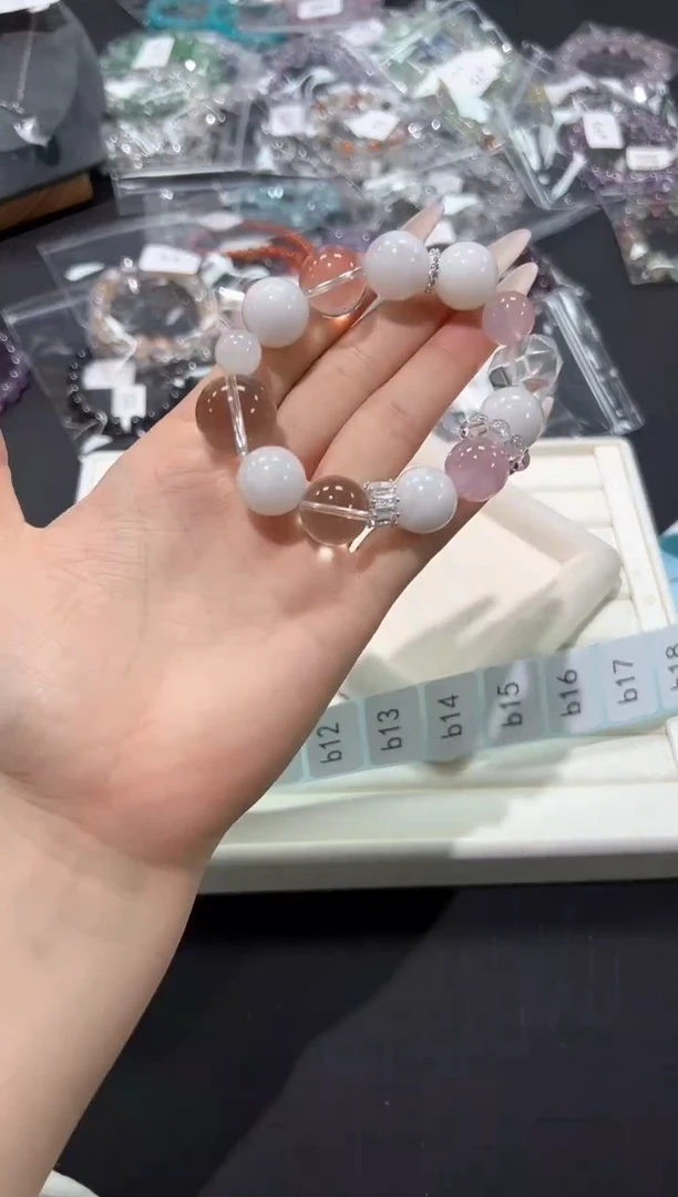 水晶手链未镶嵌7b多样性发其一【1条】默认微瑕