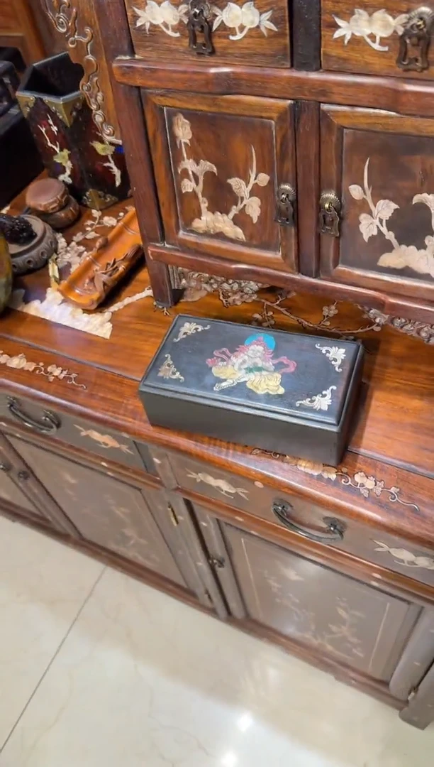 木紫檀财神机关盒198.888888