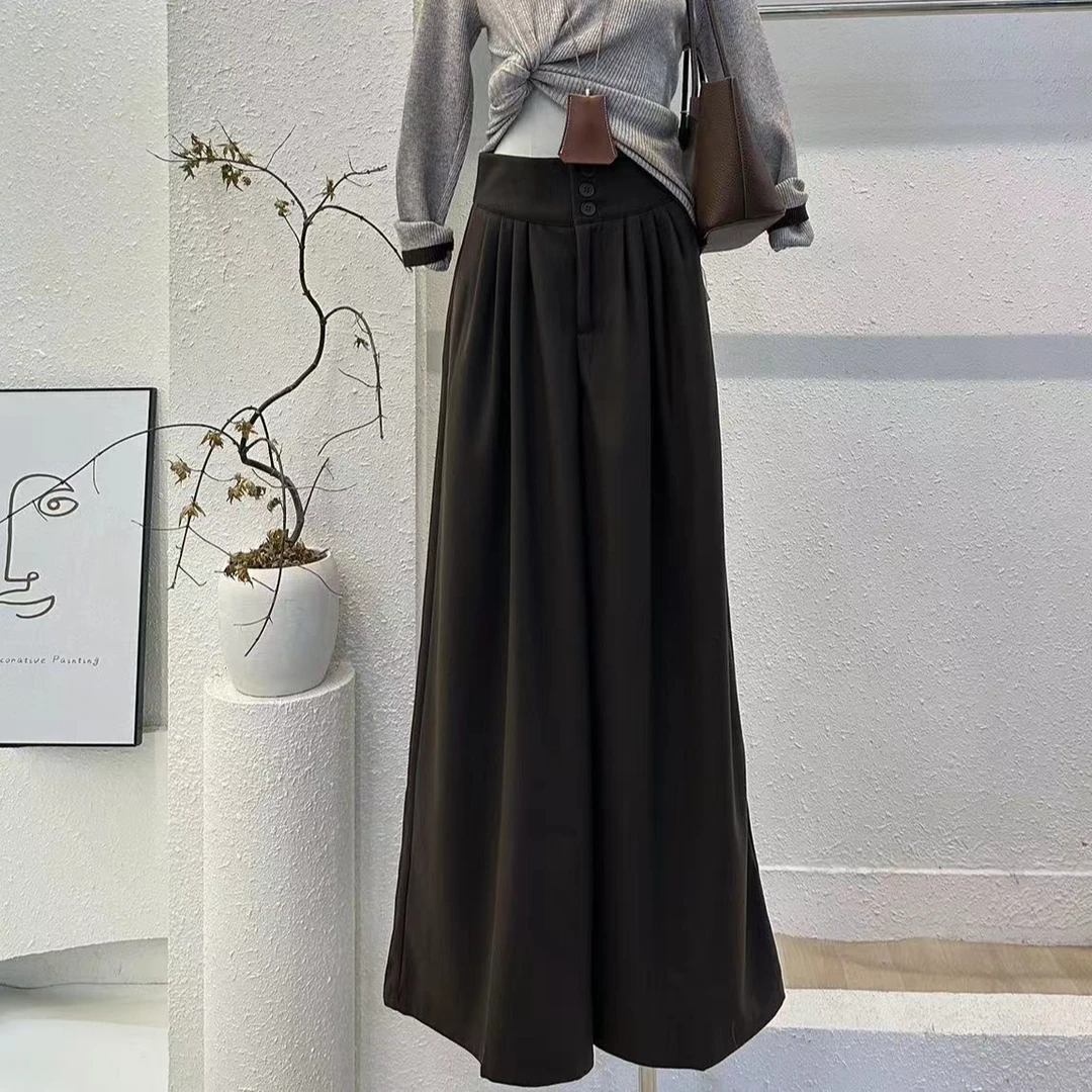 【三粒扣】复古百搭裤子-66063