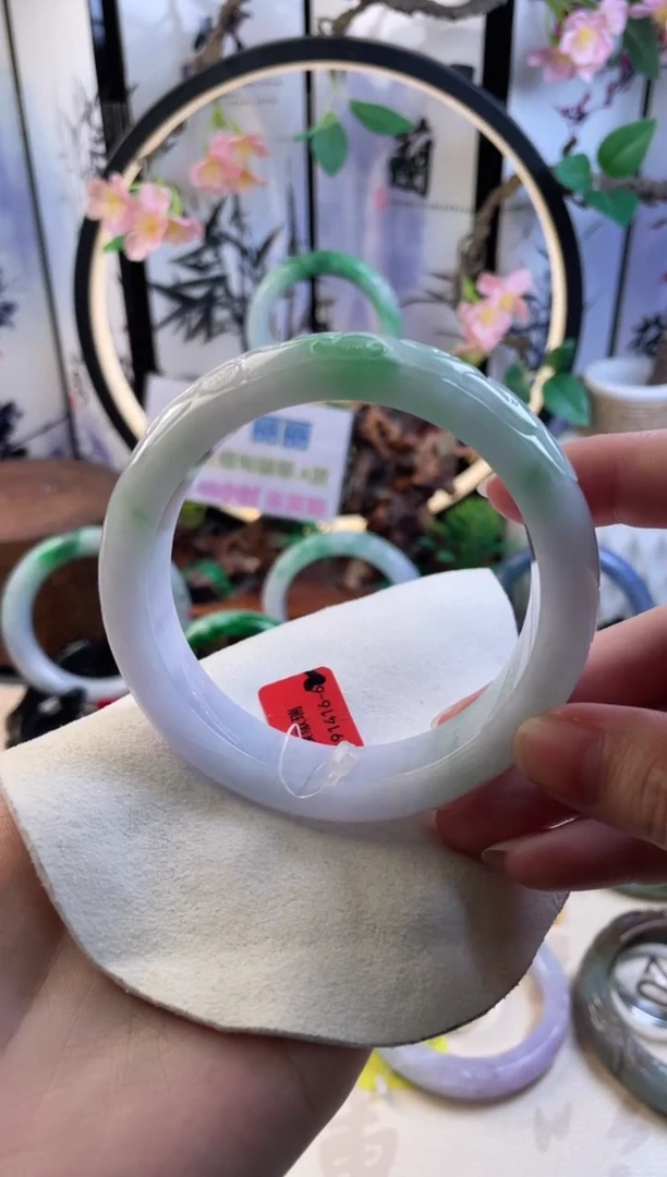 未镶嵌手镯翡翠15  翡翠手镯 62
