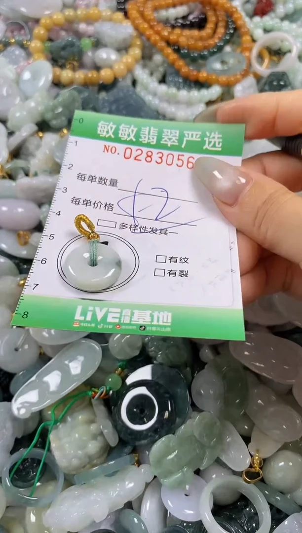 翡翠未镶嵌颈饰闪购0283056多样性发其一