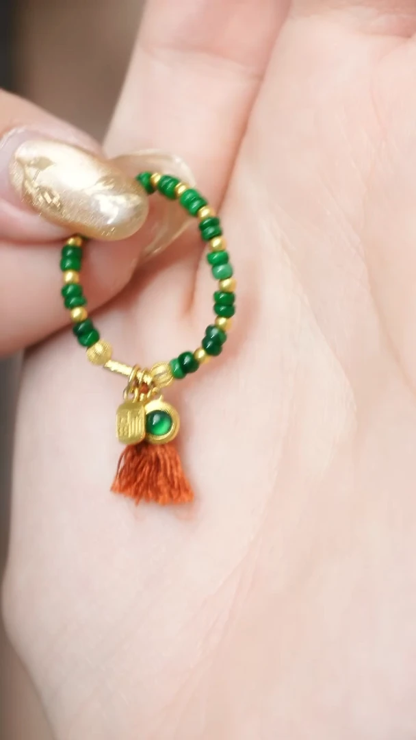 【闪购商品】翡翠戒指18K金镶嵌戒指