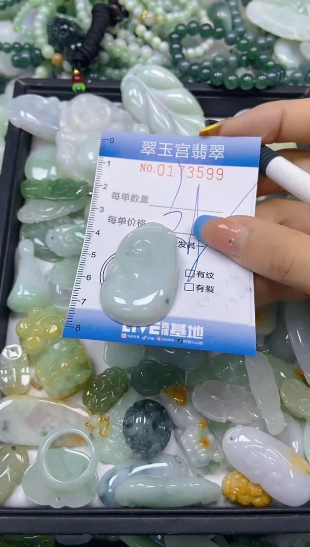 翡翠未镶嵌颈饰闪购0173599