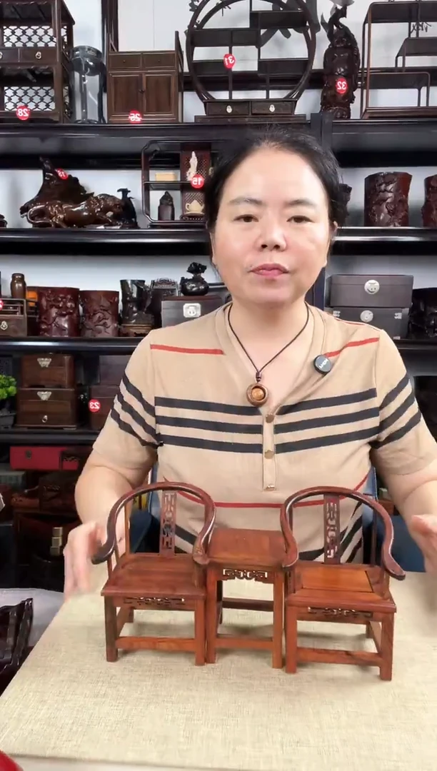 木圈椅一套老李红木工艺品