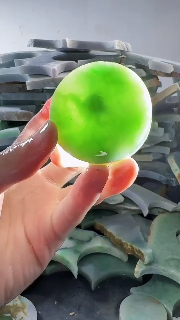 裸石翡翠缅甸翡翠A货文2854