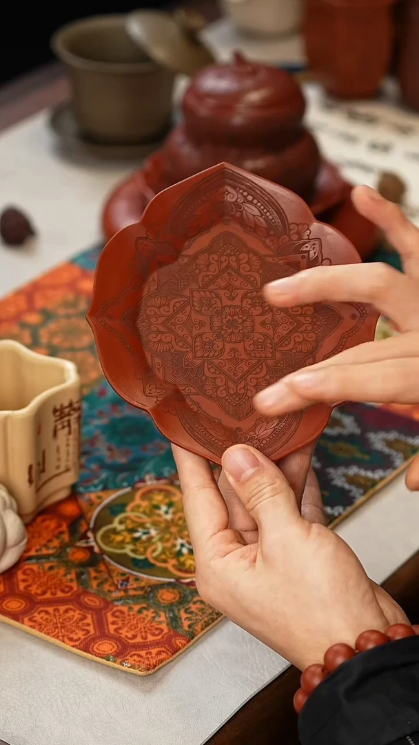 茶杯紫砂宽堂 紫砂壶承