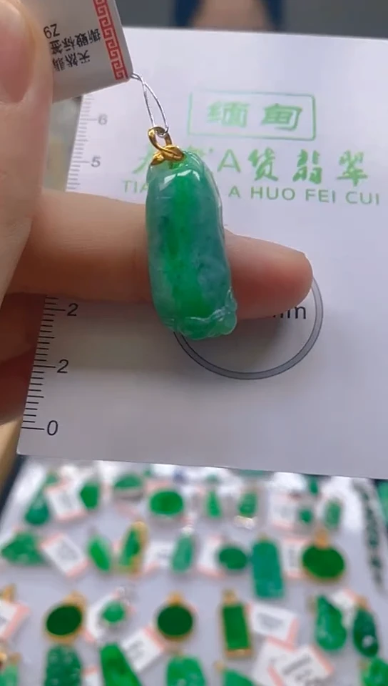 【闪购商品】翡翠颈饰18K金镶嵌新号开播，全场乱卖