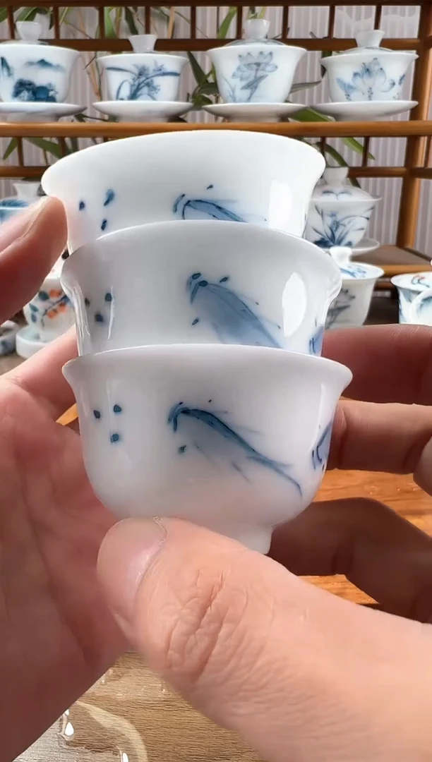 ?**运微瑕高冰荷花鱼聚小和顺杯3个