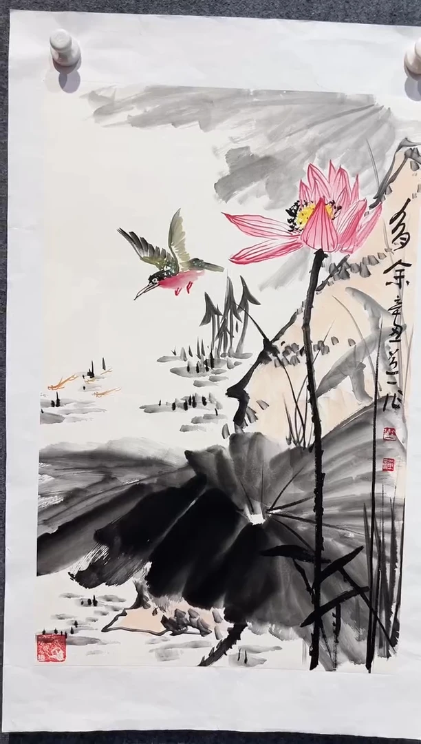 国画道一李学斌国画作品A3