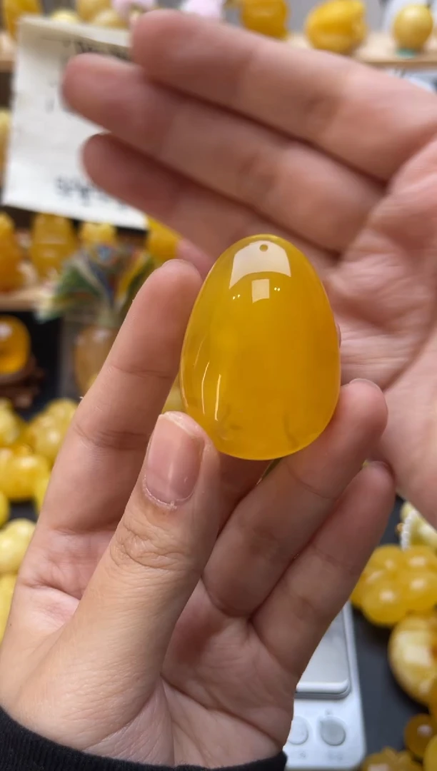 琥珀未镶嵌珠宝奇石052琥珀蜜蜡微瑕