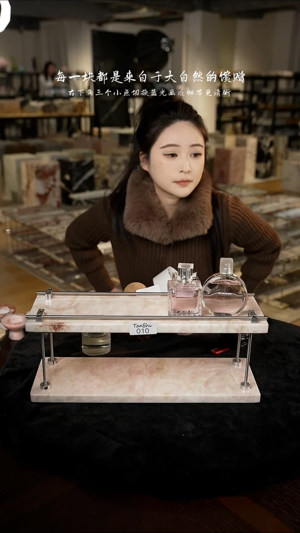 大理石010大理石双层置物架