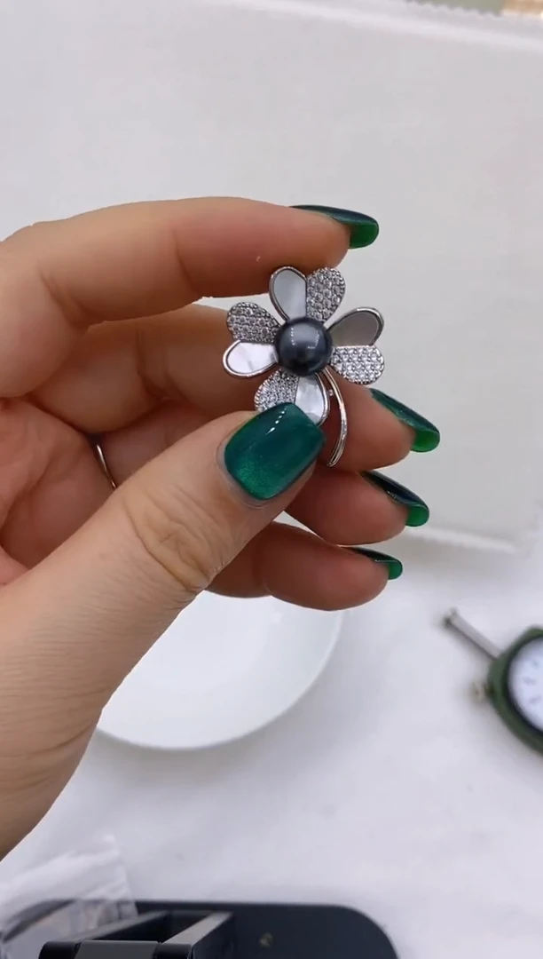 【闪购商品】海水珍珠胸针未镶嵌253