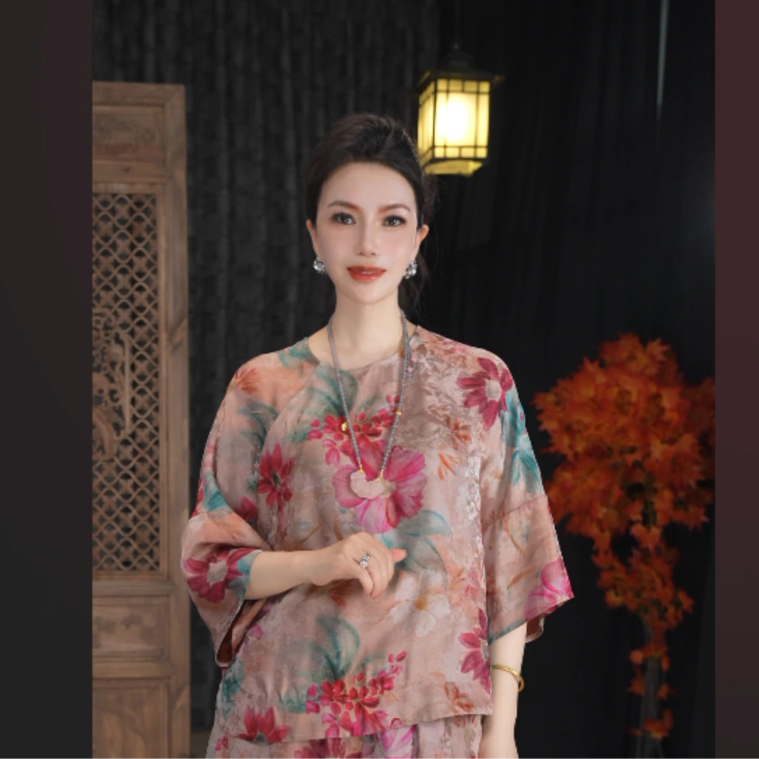 【莫亭花】2025新款新中式国风女装莫亭花气质时尚上衣